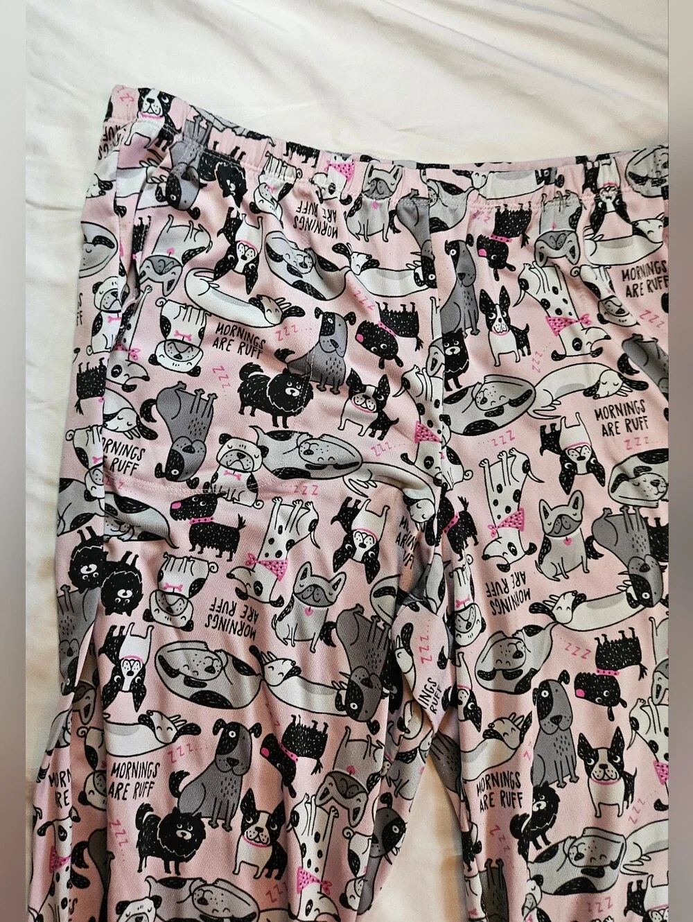 Secret Treasures Womens Pink And Dog Pattern Elastic Waist Pajama Pants Size L - Picture 2 of 11